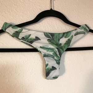 PALM LEAF MIDORI BIKINI BOTTOM - Factory Misprint